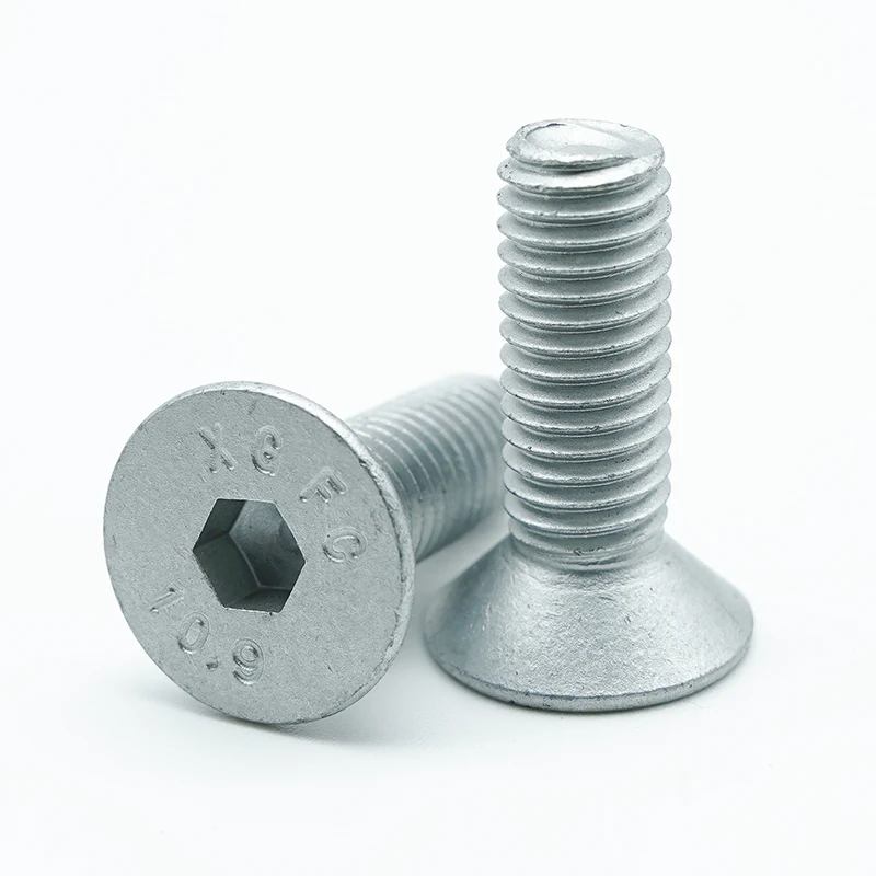 Dacromet-gecoate hex socket verzonken kopschroeven