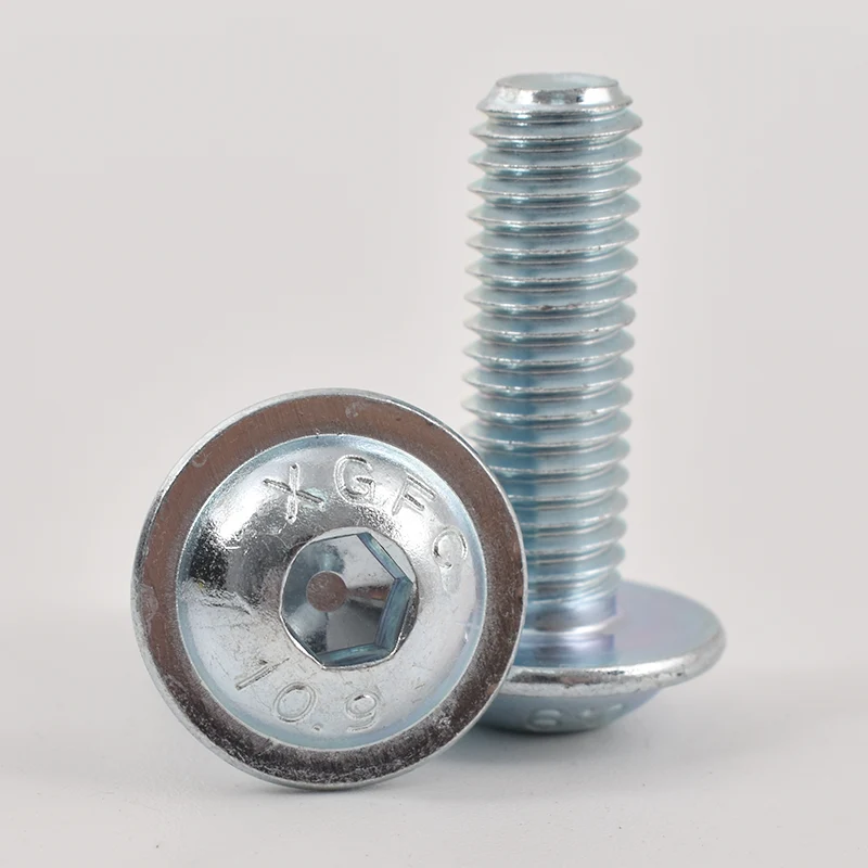 Gegalvaniseerde hex socket knopschroeven met kraag