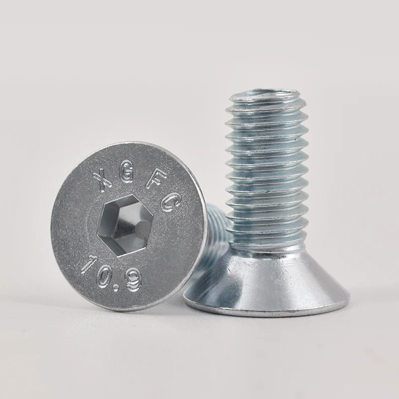 Gegalvaniseerde hex socket verzonken kopdopschroeven