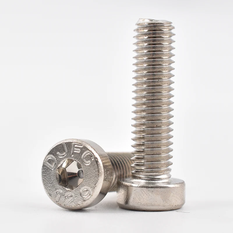Nikkel-vergulde hex socket dunne kopdopschroeven